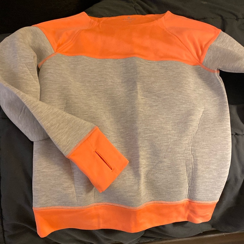 Athleta Fuse Colorblock Scuba Sweatshirt Small